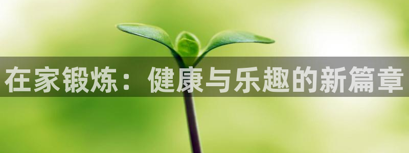 球速体育：在家锻炼：健康与乐趣的新篇章