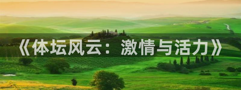 球速体育：《体坛风云：激情与活力》