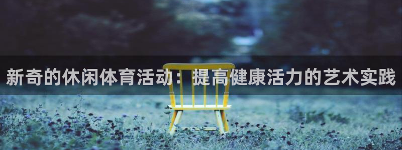 球速体育：新奇的休闲体育活动：提高健康活力的艺术实践